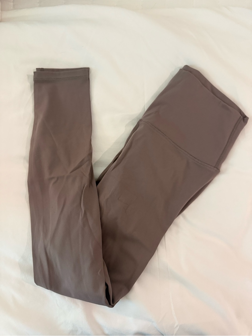 High-Rise Taupe Active Leggings